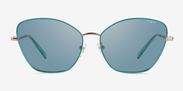 Vogue Eyewear VO4197S Green MetalSunglass Frames from EyeBuyDirect, Front View