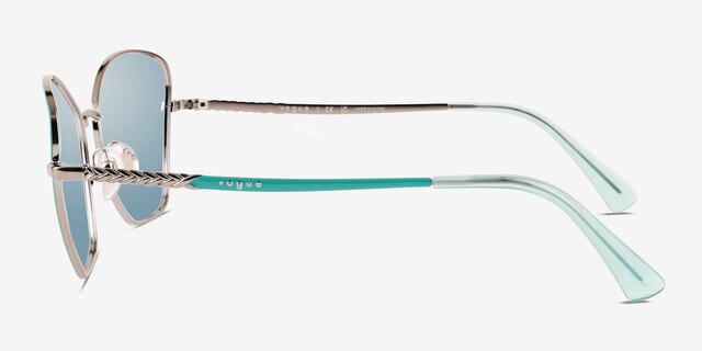Vogue Eyewear VO4197S Green MetalSunglass Frames from EyeBuyDirect, Side View