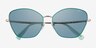 Vogue Eyewear VO4197S Green MetalSunglass Frames from EyeBuyDirect, Closed View