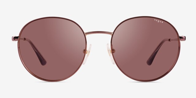 Vogue Eyewear VO4206S Gunmetal Purple MetalSunglass Frames from EyeBuyDirect, Front View