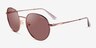 Vogue Eyewear VO4206S Gunmetal Purple MetalSunglass Frames from EyeBuyDirect, Angle View