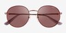 Vogue Eyewear VO4206S Gunmetal Purple MetalSunglass Frames from EyeBuyDirect, Closed View