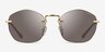 Vogue Eyewear VO4216S Brushed Gold MetalSunglass Frames from EyeBuyDirect, Front View