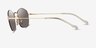 Vogue Eyewear VO4216S Brushed Gold MetalSunglass Frames from EyeBuyDirect, Side View