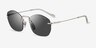 Vogue Eyewear VO4216S Brushed Silver MetalSunglass Frames from EyeBuyDirect, Angle View