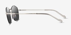 Vogue Eyewear VO4216S Brushed Silver Métal Soleil de Lunette de vue d'EyeBuyDirect, Vue de Côté