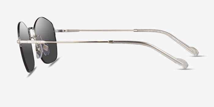 Vogue Eyewear VO4216S Brushed Silver Metal Sunglass Frames from EyeBuyDirect