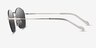 Vogue Eyewear VO4216S Brushed Silver MetalSunglass Frames from EyeBuyDirect, Side View