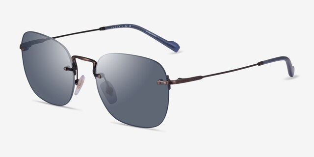 Vogue Eyewear VO4217S Bronze MetalSunglass Frames from EyeBuyDirect, Angle View