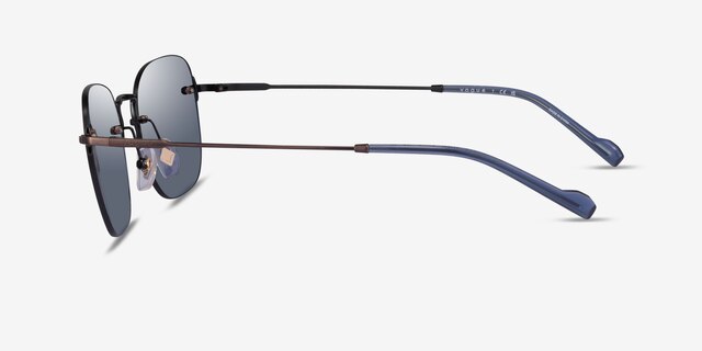 Vogue Eyewear VO4217S Bronze MetalSunglass Frames from EyeBuyDirect, Side View