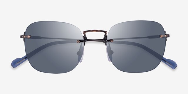 Vogue Eyewear VO4217S Bronze MetalSunglass Frames from EyeBuyDirect, Closed View