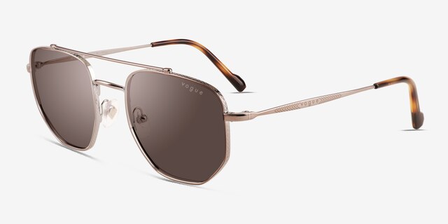 Vogue Eyewear VO4220S Gunmetal MetalSunglass Frames from EyeBuyDirect, Angle View