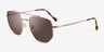 Vogue Eyewear VO4220S Gunmetal MetalSunglass Frames from EyeBuyDirect, Angle View