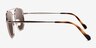 Vogue Eyewear VO4220S Gunmetal MetalSunglass Frames from EyeBuyDirect, Side View