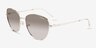 Vogue Eyewear VO4232S Silver MetalSunglass Frames from EyeBuyDirect, Angle View