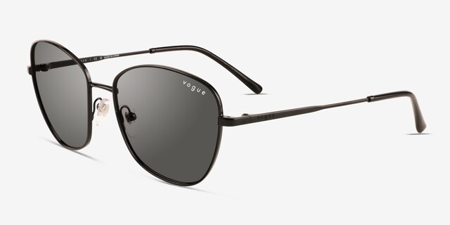 Vogue Eyewear VO4232S Black MetalSunglass Frames from EyeBuyDirect, Angle View