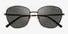 Vogue Eyewear VO4232S Black MetalSunglass Frames from EyeBuyDirect, Closed View