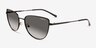 Vogue Eyewear VO4233S Black MetalSunglass Frames from EyeBuyDirect, Angle View
