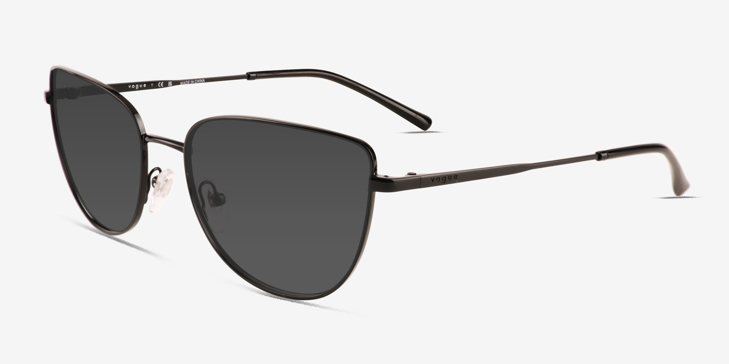 Vogue Eyewear VO4233S - Cat Eye Rose Gold Frame Sunglasses
