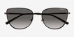 Vogue Eyewear VO4233S Black MetalSunglass Frames from EyeBuyDirect, Closed View