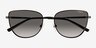 Vogue Eyewear VO4233S Black MetalSunglass Frames from EyeBuyDirect, Closed View