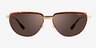Vogue Eyewear VO4235S Tortoise Gold MetalSunglass Frames from EyeBuyDirect, Front View