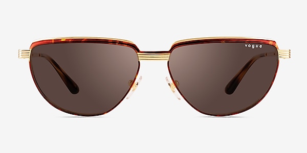 Vogue Eyewear VO4235S Tortoise Gold Metal Sunglass Frames