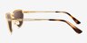 Vogue Eyewear VO4235S Tortoise Gold MetalSunglass Frames from EyeBuyDirect, Side View