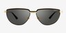 Vogue Eyewear VO4235S Black Gold MetalSunglass Frames from EyeBuyDirect, Front View