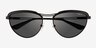 Vogue Eyewear VO4236S Black MetalSunglass Frames from EyeBuyDirect, Closed View