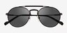 Vogue Eyewear VO4240S Black MetalSunglass Frames from EyeBuyDirect, Closed View