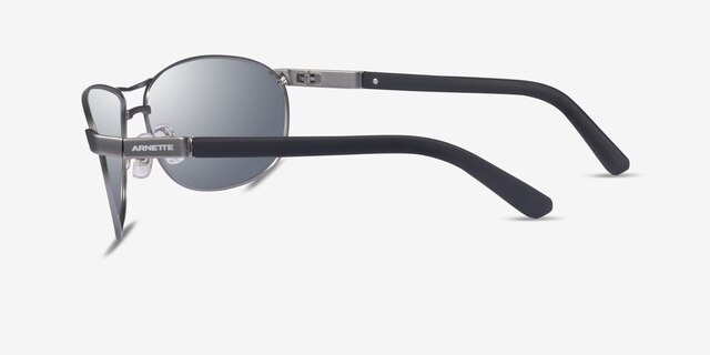 ARNETTE Belgrano Gunmetal MétalSoleil de Lunette de vue d'EyeBuyDirect, Vue de Côté