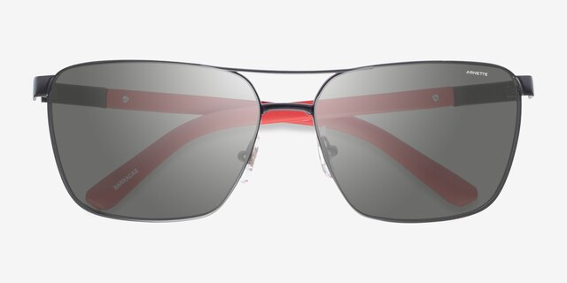 ARNETTE Barracas Matte Black MetalSunglass Frames from EyeBuyDirect, Closed View