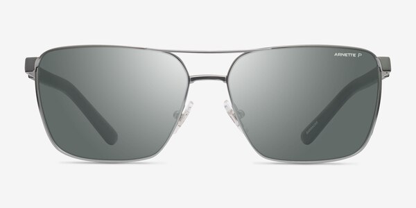 ARNETTE Barracas Matte Silver Metal Sunglass Frames