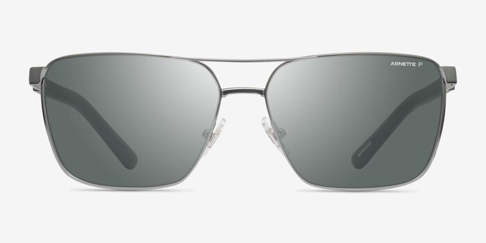 ARNETTE Barracas Matte Silver Metal Sunglass Frames from EyeBuyDirect