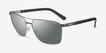 ARNETTE Barracas Matte Silver MetalSunglass Frames from EyeBuyDirect, Angle View