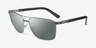 ARNETTE Barracas Matte Silver MetalSunglass Frames from EyeBuyDirect, Angle View
