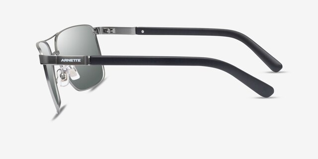 ARNETTE Barracas Matte Silver MetalSunglass Frames from EyeBuyDirect, Side View