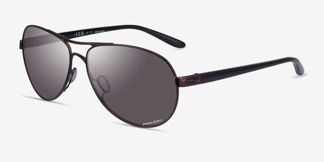Oakley Feedback Matte Black MetalSunglass Frames from EyeBuyDirect, Angle View