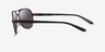 Oakley Feedback Matte Black MetalSunglass Frames from EyeBuyDirect, Side View