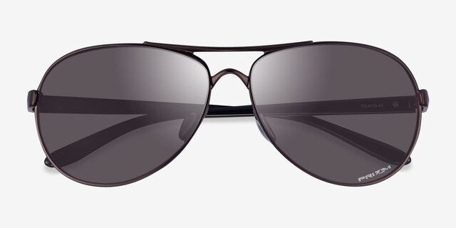 Oakley Feedback Matte Black MetalSunglass Frames from EyeBuyDirect, Closed View
