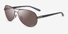 Oakley Feedback Gunmetal MetalSunglass Frames from EyeBuyDirect, Angle View