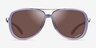 Oakley Split Time Clear Purple MetalSunglass Frames from EyeBuyDirect, Front View