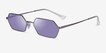 Ray-Ban RB3728 Yevi Gunmetal MetalSunglass Frames from EyeBuyDirect, Angle View