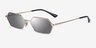 Ray-Ban RB3728 Yevi Light Gold MetalSunglass Frames from EyeBuyDirect, Angle View