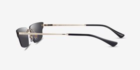 Ray-Ban RB3731 Anh Light Gold Métal Soleil de Lunette de vue d'EyeBuyDirect, Vue de Côté
