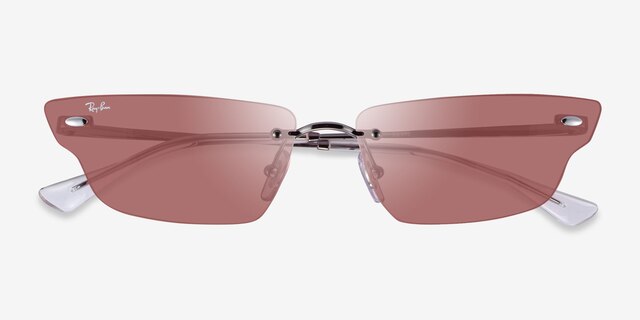 Ray-Ban RB3731 Anh Gunmetal MetalSunglass Frames from EyeBuyDirect, Closed View