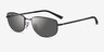 Ray-Ban RB3732 Black MetalSunglass Frames from EyeBuyDirect, Angle View