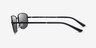 Ray-Ban RB3732 Black MetalSunglass Frames from EyeBuyDirect, Side View