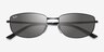 Ray-Ban RB3732 Black MetalSunglass Frames from EyeBuyDirect, Closed View